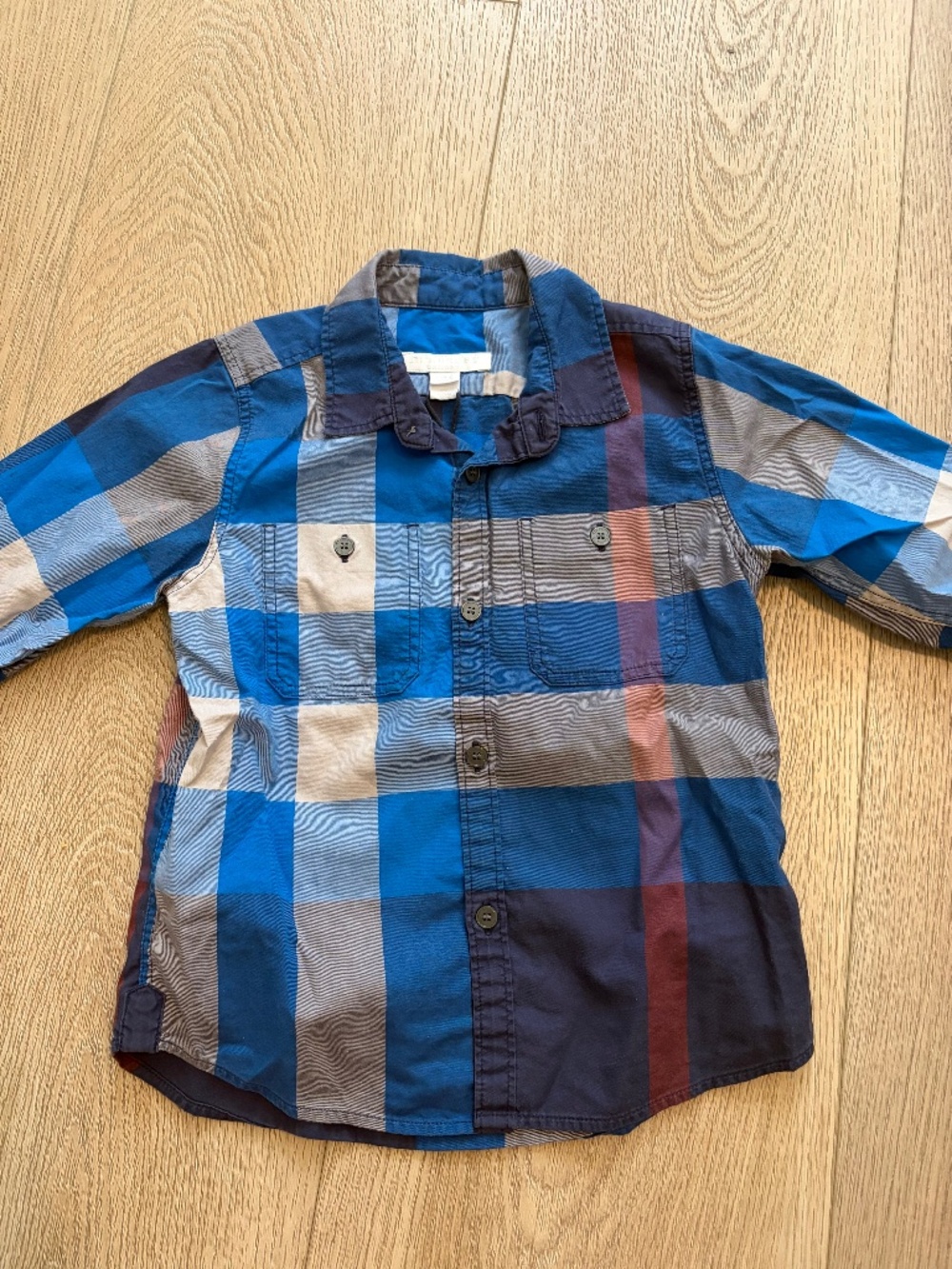 Boys Burberry button down